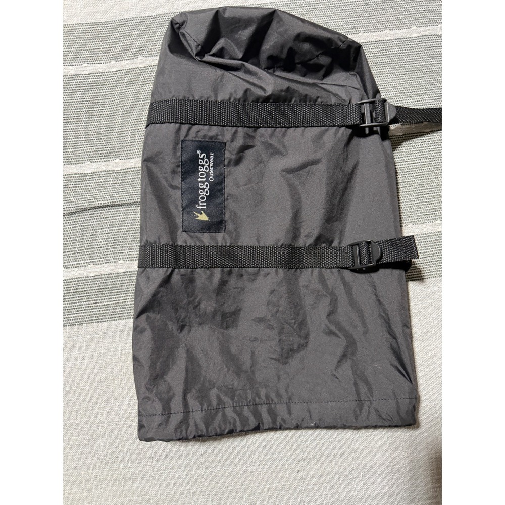 Frogg Toggs Outerwear Black Compression Stuff Sack Drawstring‎ Storage Bag